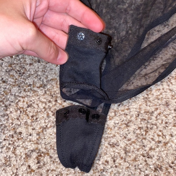 NWOT VICTORIA SECRET SWAROVSKI COLLARED BODYSUIT - Picture 5 of 7